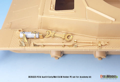 DEFモデル DE35020 1/35 IV号戦車Ｈ型初期-中期 OVMホルダーセット (アカデミー/ 他キット用)