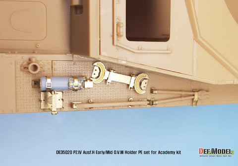 DEFモデル DE35020 1/35 IV号戦車Ｈ型初期-中期 OVMホルダーセット (アカデミー/ 他キット用)