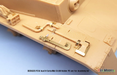 DEFモデル DE35020 1/35 IV号戦車Ｈ型初期-中期 OVMホルダーセット (アカデミー/ 他キット用)