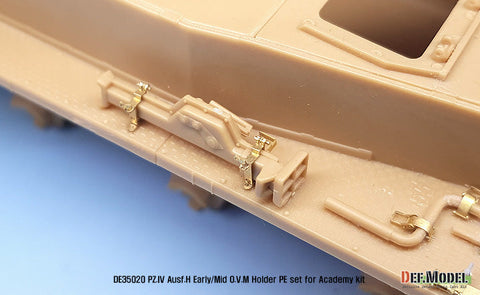 DEFモデル DE35020 1/35 IV号戦車Ｈ型初期-中期 OVMホルダーセット (アカデミー/ 他キット用)