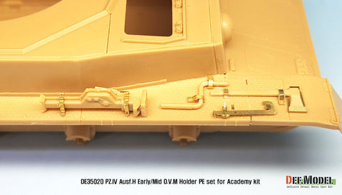 DEFモデル DE35020 1/35 IV号戦車Ｈ型初期-中期 OVMホルダーセット (アカデミー/ 他キット用)