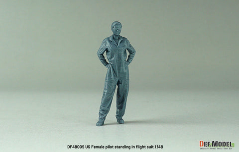 DEFモデル DF48005 1/48 アメリカ A-10C 女性パイロット フライトスーツ