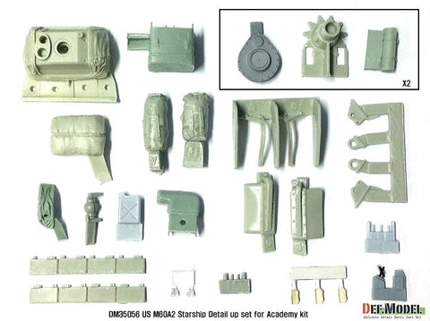 DEFモデル DM35056 1/35 M60A2 ディテールアップセット (アカデミー用)