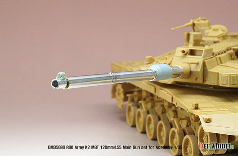 DEFモデル DM35080 1/35 韓国陸軍 K2 ブラックパンサー 金属砲身セット (アカデミー用)