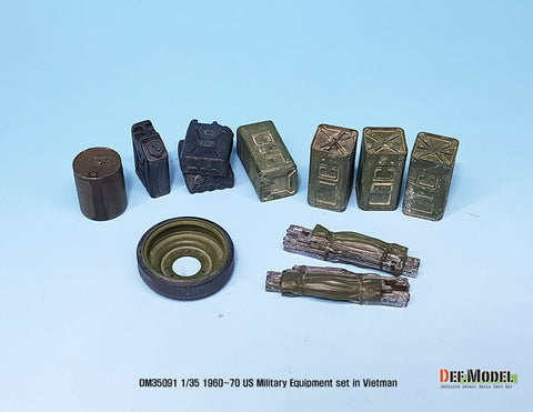 DEFモデル DM35091 1/35 ベトナム戦争 アメリカ軍 装備品セット (各社対応)
