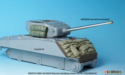 DEFモデル DM35121 1/35 WWII アメリカ M4 A2/A3 シャーマン サンドバッグフロントアーマー (各社対応)