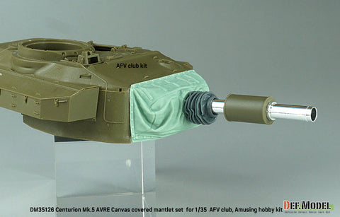 DEFモデル DM35126 1/35 センチュリオン Mk.5 AVRE用キャンバスカバー付防盾セット(AFVクラブ/ アミュージングホビー用)