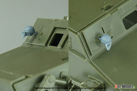 DEFモデル DM35142 1/35 WWII ロシア KV-1/2 上部グリルセット (タミヤ ニューキット用)