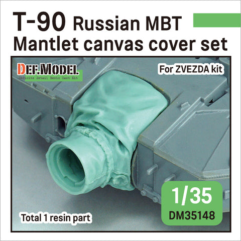 DEFモデル DM35148 1/35 ロシア T-90 防盾キャンバスカバーセット (ズベズダ用)