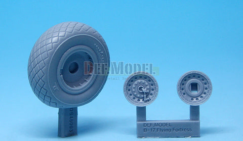 DEFモデル DS48003 1/48 B-17F/G フライングフォートレス 自重変形タイヤ 1 (レベル用)