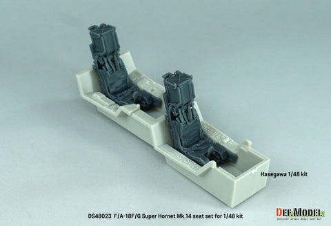 DEFモデル DS48023 1/48 F/A-18F スーパーホーネット、EA-18G グラウラー Mk.14イジェクションシート 複座 (モンモデル/ハセガワ 他キット用)