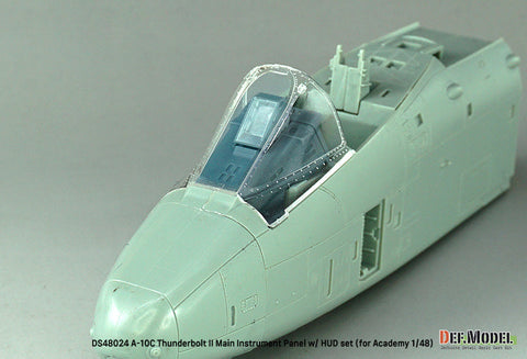 DEFモデル DS48024 1/48 A-10C サンダーボルトII インストルメントパネル・HUD アカデミー用 (アカデミー用)
