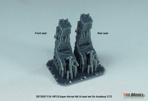 DEFモデル DS72007 1/72 F/A-18F/G スーパーホーネット Mk.14 イジェクションシート(アカデミー用)