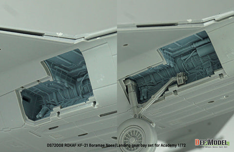 DEFモデル DS72008 1/72 韓国空軍 KF-21 ポラメ 脚収納庫 アカデミー用 (アカデミー用)