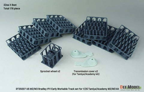 DEFモデル DT35007 1/35 アメリカ M2/M3 ブラッドレー APC 初期型 可動履帯セット(各社対応)