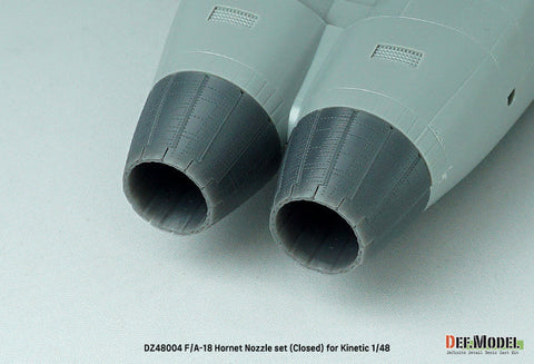 DEFモデル DZ48004 1/48 F/A-18A F/A-18A ホーネット 排気ノズル クローズ (キネティック用)