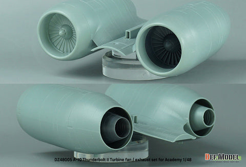 DEFモデル DZ48005 1/48 A-10 サンダーボルトII タービンファン/排気ノズルセット (アカデミー用)