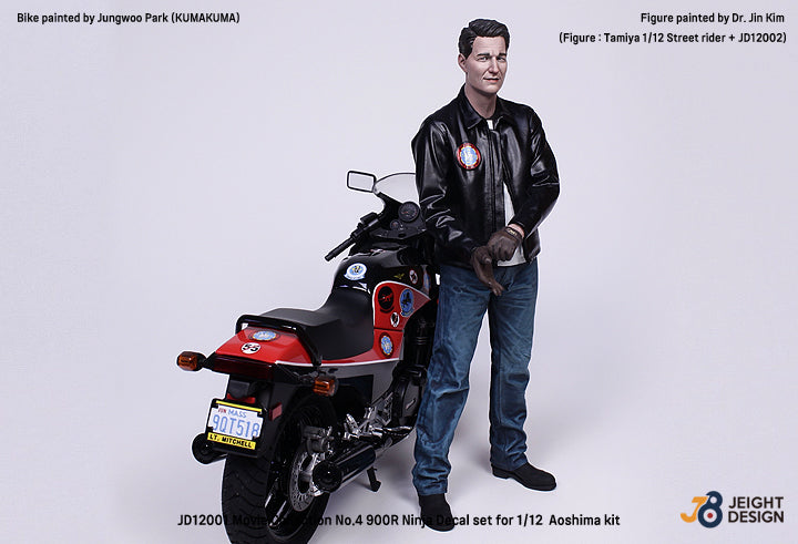 DEFモデル JD12001 1/12 GPZ900R Ninja デカールセット - ムービー