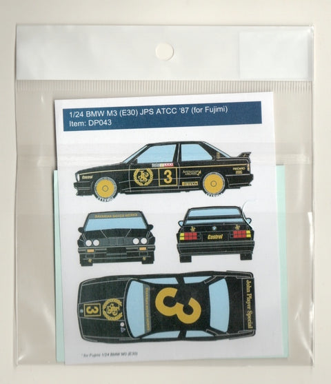 デカールプール DP043 1/24 BMW M3 JPS ATCC 1987