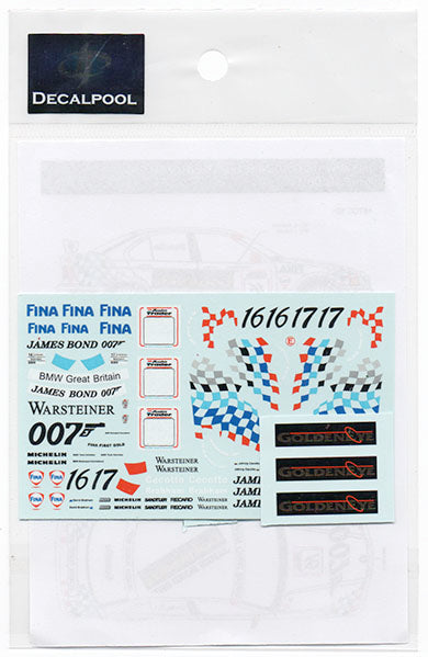 デカールプール DP111 1/43 BMW 318i ゴールデンアイ ジェームズ・ボンド 007 BTCC '95