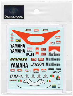 デカールプール DP133 1/12 ヤマハ YZR500 マルボロ K. Roberts / E. Lawson ライダー '83