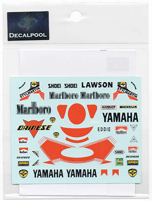 デカールプール DP155 1/12 ヤマハ YZR500 マルボロ E. Lawson ライダー '88