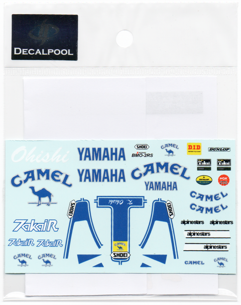 デカールプール DP176 1/12 ヤマハ YZR500 キャメル 大石啓慈 ライダー '88