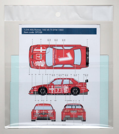 デカールプール DP338 1/24 アルファロメオ 166 V6 Ti DTM 1993