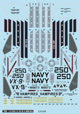 DXM  31-3214 1/32 アメリカ海軍 F/A-18F スーパーホーネット VX-9 ヴァンパイアーズ