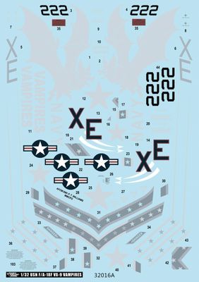 DXM  31-3214 1/32 アメリカ海軍 F/A-18F スーパーホーネット VX-9 ヴァンパイアーズ