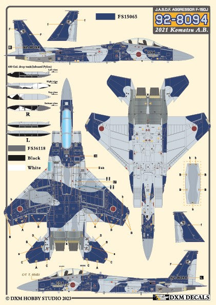 DXM 1/48 31-4264 航空自衛隊 F-15J/DJ アグレッサー Vol.1
