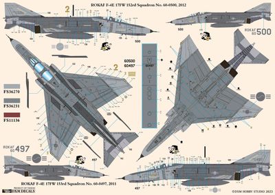 DXM  31-7150 1/72 イスラエル空軍・大韓民国空軍 F-4E ファントム コレクション#1
