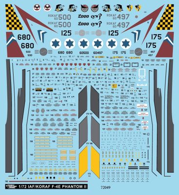 DXM  31-7150 1/72 イスラエル空軍・大韓民国空軍 F-4E ファントム コレクション#1
