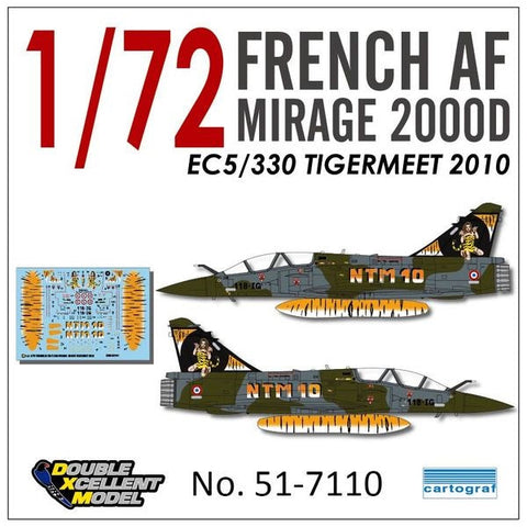 DXM 51-7110 1/72 フランス空軍 M2000D EC5/330 タイガーミート 2010