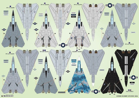 DXM 51-7160 1/72 アメリカ海軍 VF-31/VF-32/VF-103/VF-213/NSAWC  F-14 トムキャットコレクション #5