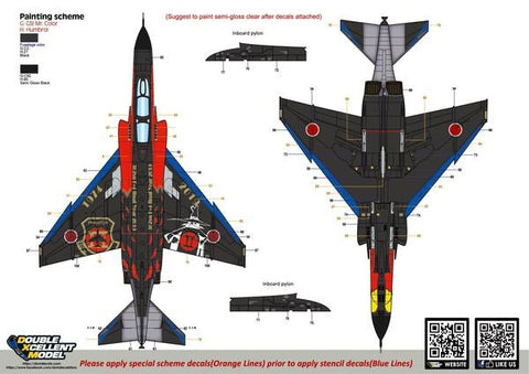 DXM 91-4237 1/48 JASDF F-4EJ KAI 302SQ Final Year 2019 "Black"