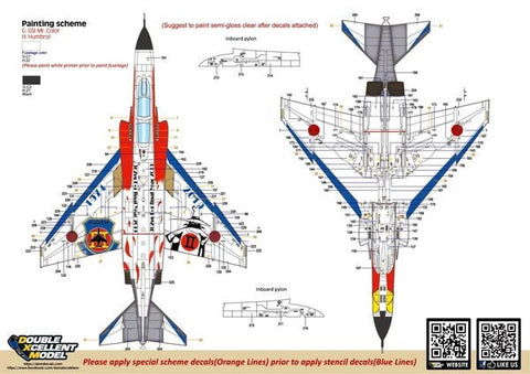 DXM 91-7129 1/72 JASDF F-4EJ KAI 302SQ Final Year 2019 "White"