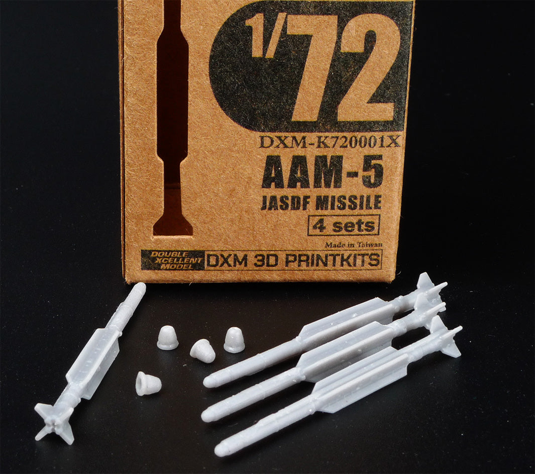 DXM K720001X 1/72 航空自衛隊 AAM-5 ミサイル(4 セット) – ホビー