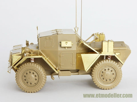 E.T.モデル E35-001 1/35 WWII ブリティッシュ スカウトカーディンゴMk.II(タミヤ 35018用） エッチングパーツ