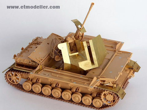 E.T.モデル E35-004 1/35 WWII ドイツ IV号対空戦車 メーベルワーゲン(タミヤ 35237用） エッチングパーツ