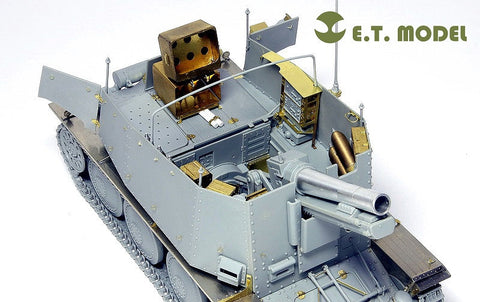 E.T.モデル E35-005 1/35 WWII ドイツ Sd.Kfz.138/1 H型 15cm sIG33/1 “グリレ”(ドラゴン 6470用） エッチングパーツ