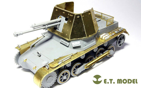 E.T.モデル E35-013 1/35 WWII ドイツ I号 4.7cm 対戦車自走砲(ドラゴン 6230用） エッチングパーツ