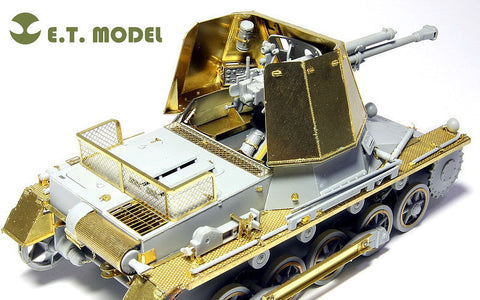 E.T.モデル E35-013 1/35 WWII ドイツ I号 4.7cm 対戦車自走砲(ドラゴン 6230用） エッチングパーツ