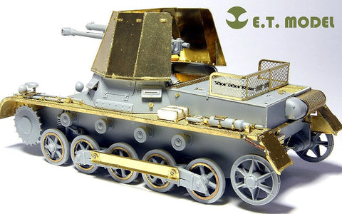 E.T.モデル E35-013 1/35 WWII ドイツ I号 4.7cm 対戦車自走砲(ドラゴン 6230用） エッチングパーツ