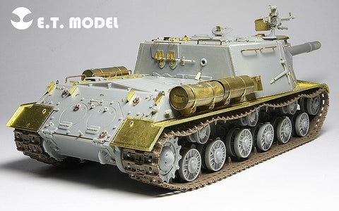 E.T.モデル E35-018 1/35 WWIIソビエト JSU-152/JSU-122 ベーシックセット(ドラゴン用） エッチングパーツ