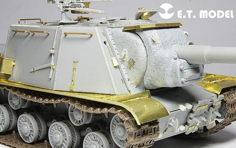 E.T.モデル E35-018 1/35 WWIIソビエト JSU-152/JSU-122 ベーシックセット(ドラゴン用） エッチングパーツ