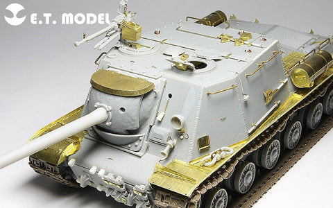 E.T.モデル E35-018 1/35 WWIIソビエト JSU-152/JSU-122 ベーシックセット(ドラゴン用） エッチングパーツ