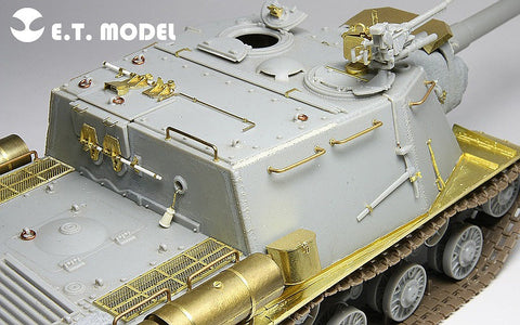 E.T.モデル E35-018 1/35 WWIIソビエト JSU-152/JSU-122 ベーシックセット(ドラゴン用） エッチングパーツ