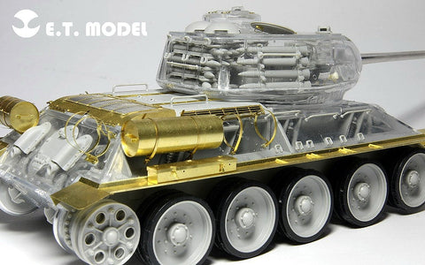 E.T.モデル E35-020 1/35 WWIIソビエト T-34/85 ベーシックセット(AFV CLUB 35S56用） エッチングパーツ