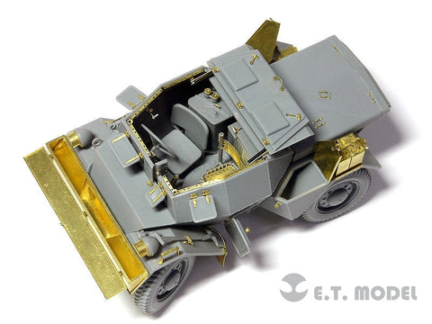 E.T.モデル E35-022 1/35 WWII ブリティッシュ ダイムラーディンゴ Mk.I/II/III(MINIART 用） エッチングパーツ